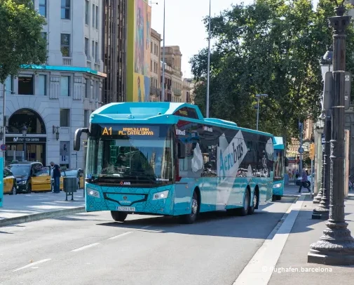 Aerobús Barcelona Flughafen Transfer Shuttlebus