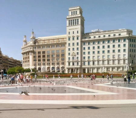 Aerobus Haltestelle Barcelona